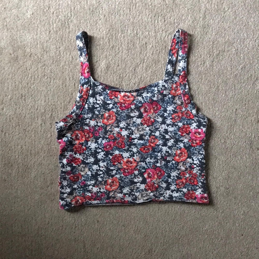 Floral tank top